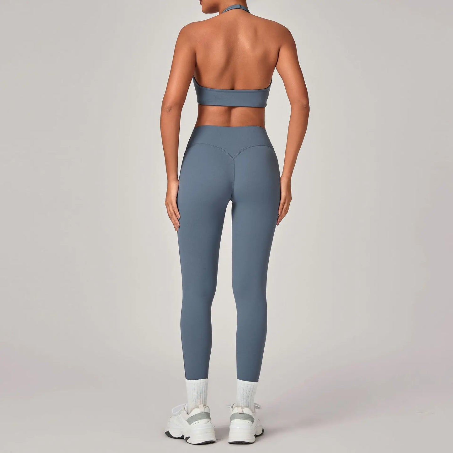 Women'S Yoga Clothes 2Pcs Exercise Set Quick Drying Gym Push up Running High Waist Leggings Yoga Suit Sexy Tight Bra Sportsweanl