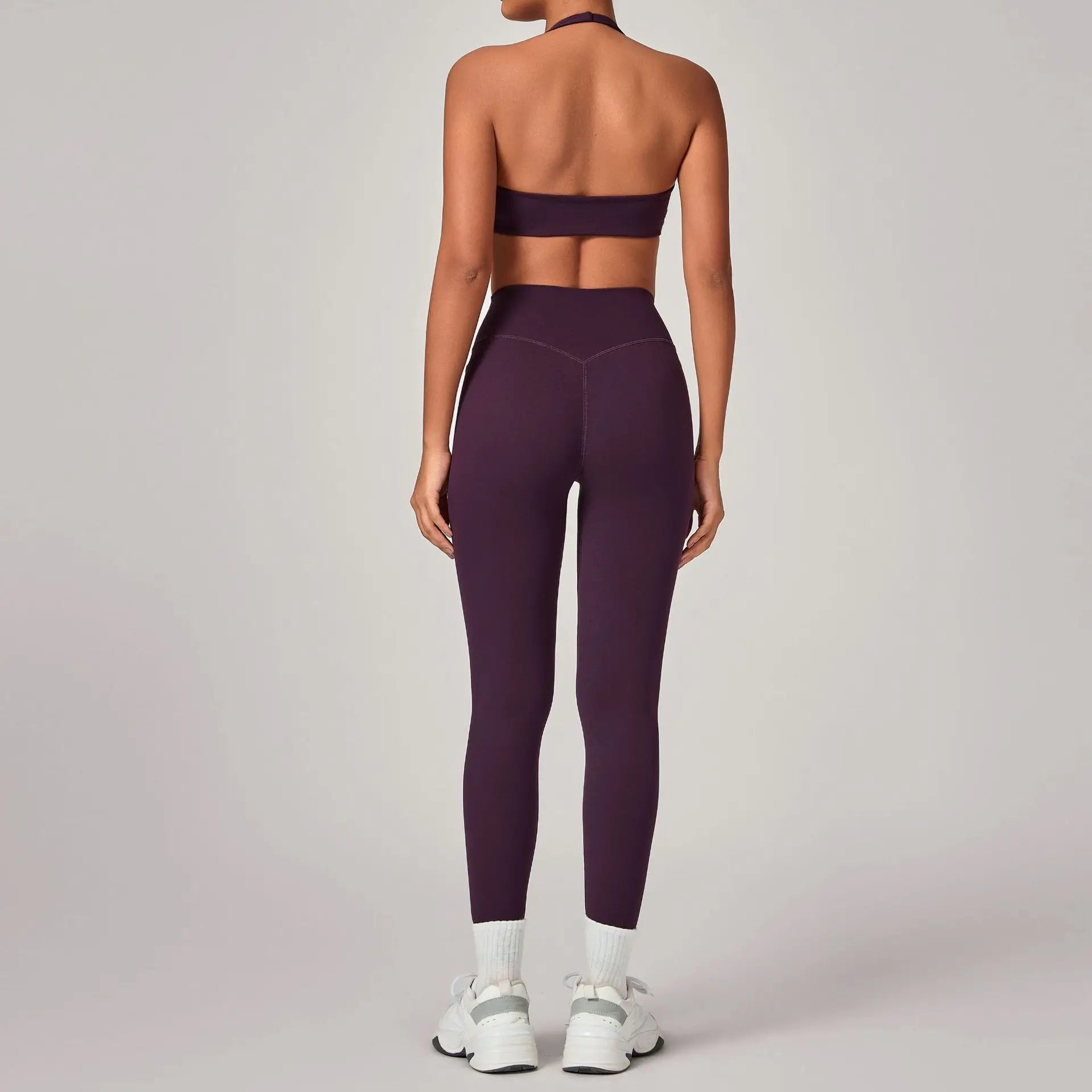 Women'S Yoga Clothes 2Pcs Exercise Set Quick Drying Gym Push up Running High Waist Leggings Yoga Suit Sexy Tight Bra Sportsweanl