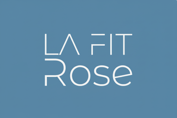 Logo LaFitRose - style géométrique moderne